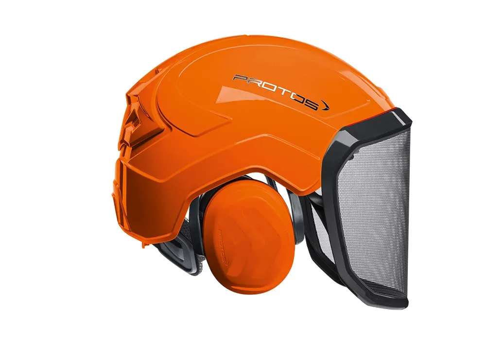 Casco PROTOS integral FOREST – NARANJA