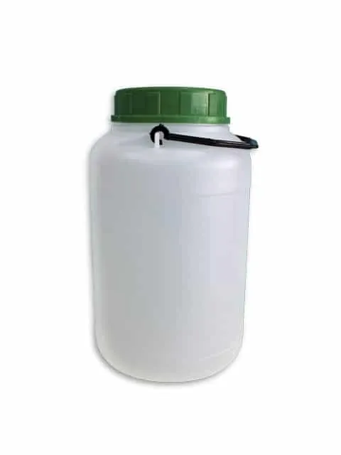 Bidon cilindrico 5l ø 100 con tapa verde